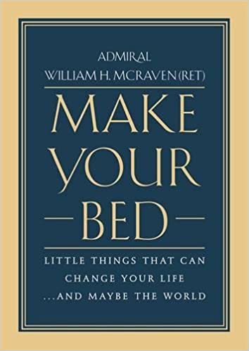 Make Your Bed, by Admiral William H. McRaven, turbomind BookClub, miguel de la fuente, http://www.turbomind.com