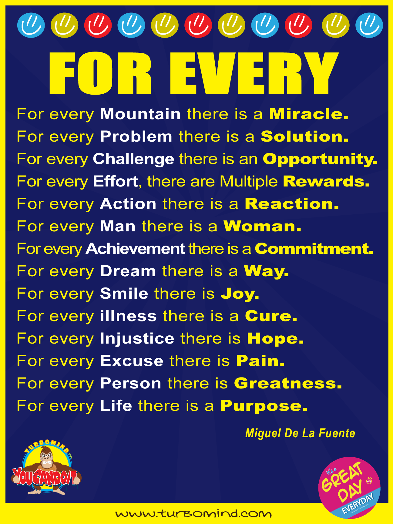 TurboMind Daily Inspiration, TurboMind Inspirational Accessories, Becoming Unstoppable, Miguel De La Fuente, , https://www.turbomind.com