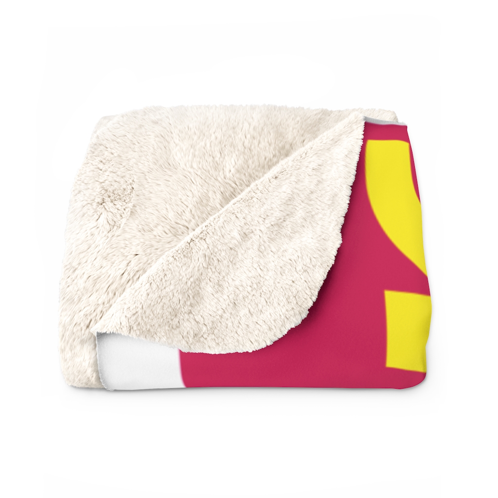 BREAKING RECORDS-RED Sherpa Fleece Blanket - Image 2