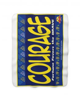 COURAGE.FORTUNE-Sherpa Fleece Blanket