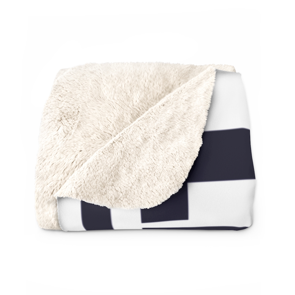 COMMIT TO SOMETHING BIG-Sherpa Fleece Blanket - Image 2