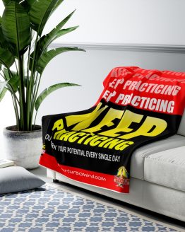 KEEP PRACTICING-Sherpa Fleece Blanket