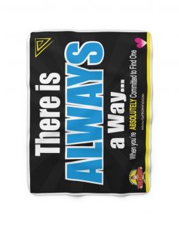 THERE IS ALWAYS A WAY-SIDE Sherpa Fleece Blanket