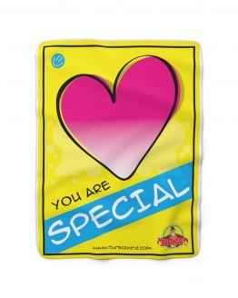 YOU ARE SPECIAL-VERTICAL Sherpa Fleece Blanket