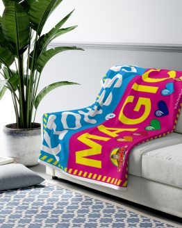 KIDNESS IS MAGIC-Sherpa Fleece Blanket