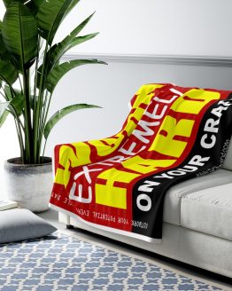 WORK EXTREMELY HARD ON YOUR CRAFT-SIDE Sherpa Fleece Blanket