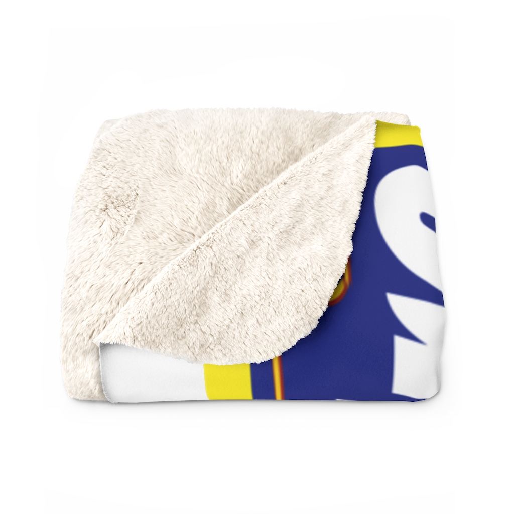 BILLIONAIRE GENIUS-BLUE Sherpa Fleece Blanket - Image 2