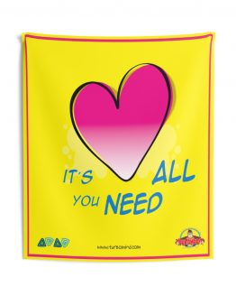LOVE IS ALL YOU NEED- Indoor Wall Tapestries 2