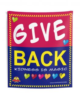 GIVE BACK- Indoor Wall Tapestries