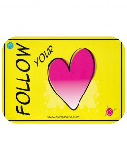 FOLLOW YOUR HEART-2 Bath Mat