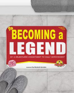 BECOMING A LEGEND-Bath Mat