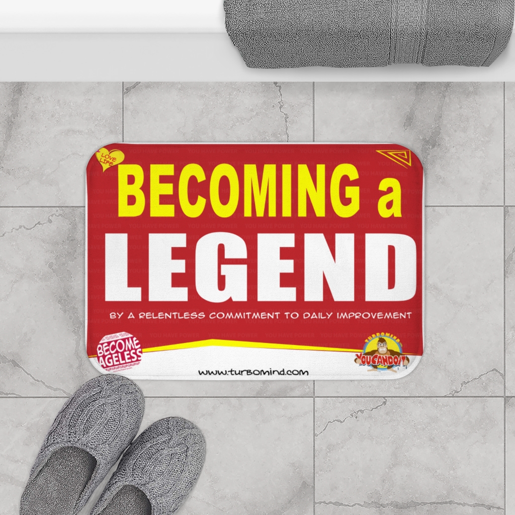 BECOMING A LEGEND-Bath Mat