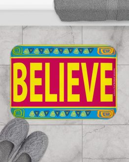 BELIEVE-5 Bath Mat
