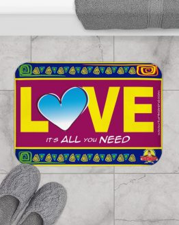 LOVE IS ALL YOU NEED-2 Bath Mat
