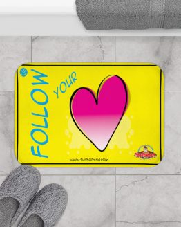 FOLLOW YOUR HEART-Bath Mat