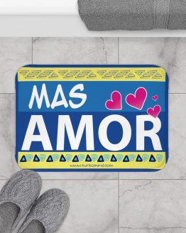 MAS AMOR-BLUE Bath Mat