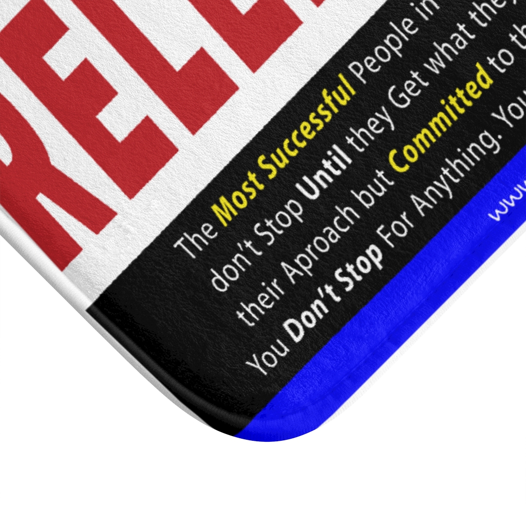 RELENTLESS, THE MOST SUCCESSFUL-Bath Mat - Image 3