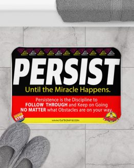 PERSIST UNTIL-Bath Mat