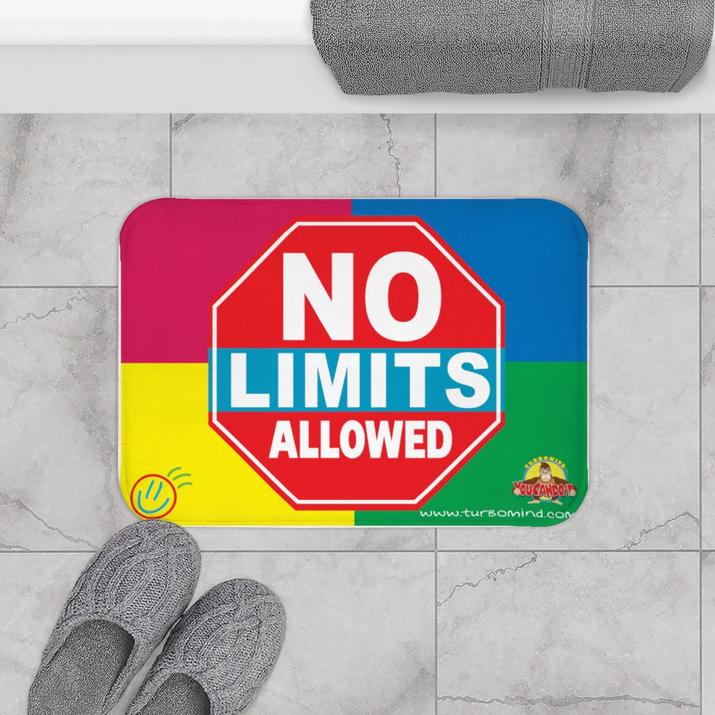 NO LIMITS ALLOWED-2 Bath Mat