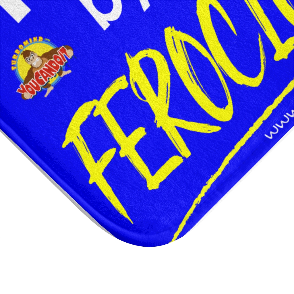 STEP BY STEP FEROCIOUSLY-BLUE Bath Mat - Image 3