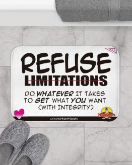 REFUSE LIMITATIONS Bath Mat