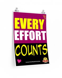 EVERY EFFORT COUNTS Poster