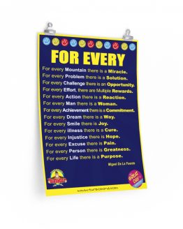 FOR EVERY MOUNTAIN Poster-Blue