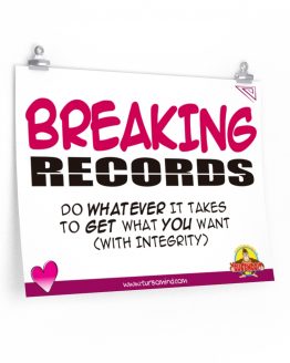 "BREAKING RECORDS"-White-4