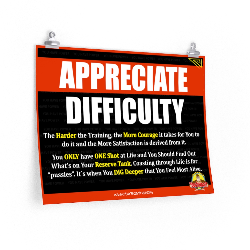 APPRECIATE DIFFICULTY-2