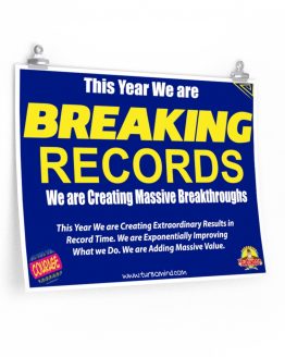 BREAKING RECORDS, TurboMind Poster