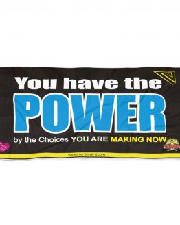 YOU HAVE THE POWER- BLUE Beach Towel