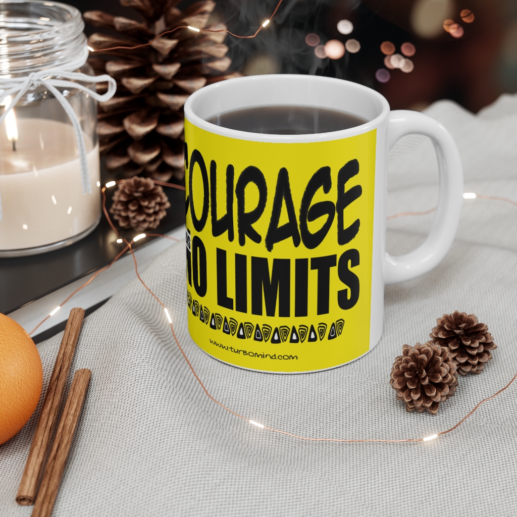 COURAGE HAS NO LIMITS MUG - Image 4