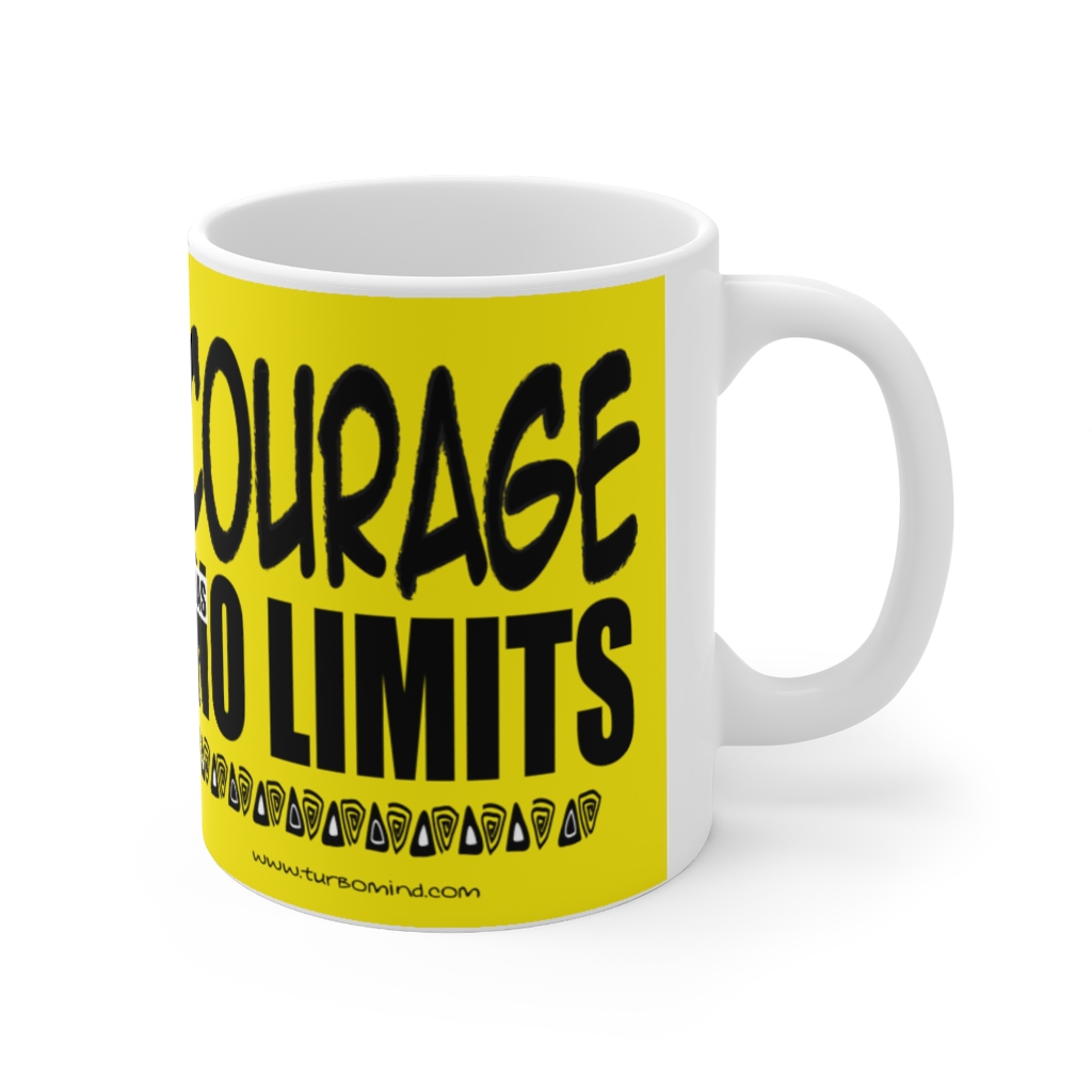 THERE IS NO SUBSTITUTE FOR HARD WORK/ COURAGE HAS NO LIMITS- MUG - Image 4