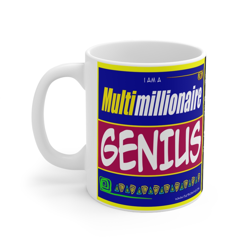 "MULTIMILLIONAIRE GENIUS" MUG-5