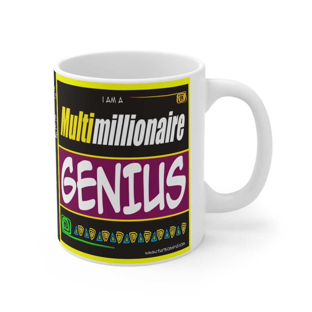 "MULTIMILLIONAIRE GENIUS" MUG-5 - Image 3