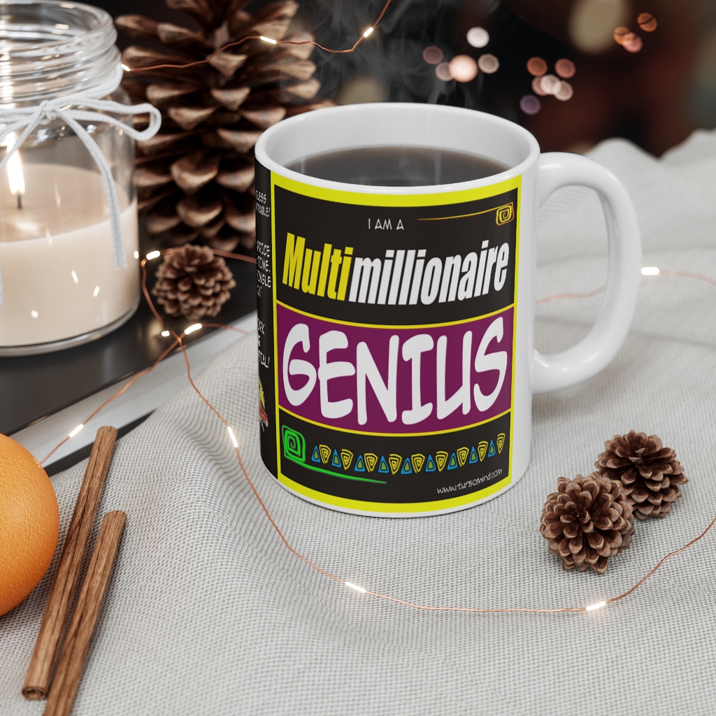 "MULTIMILLIONAIRE GENIUS" MUG-5 - Image 4