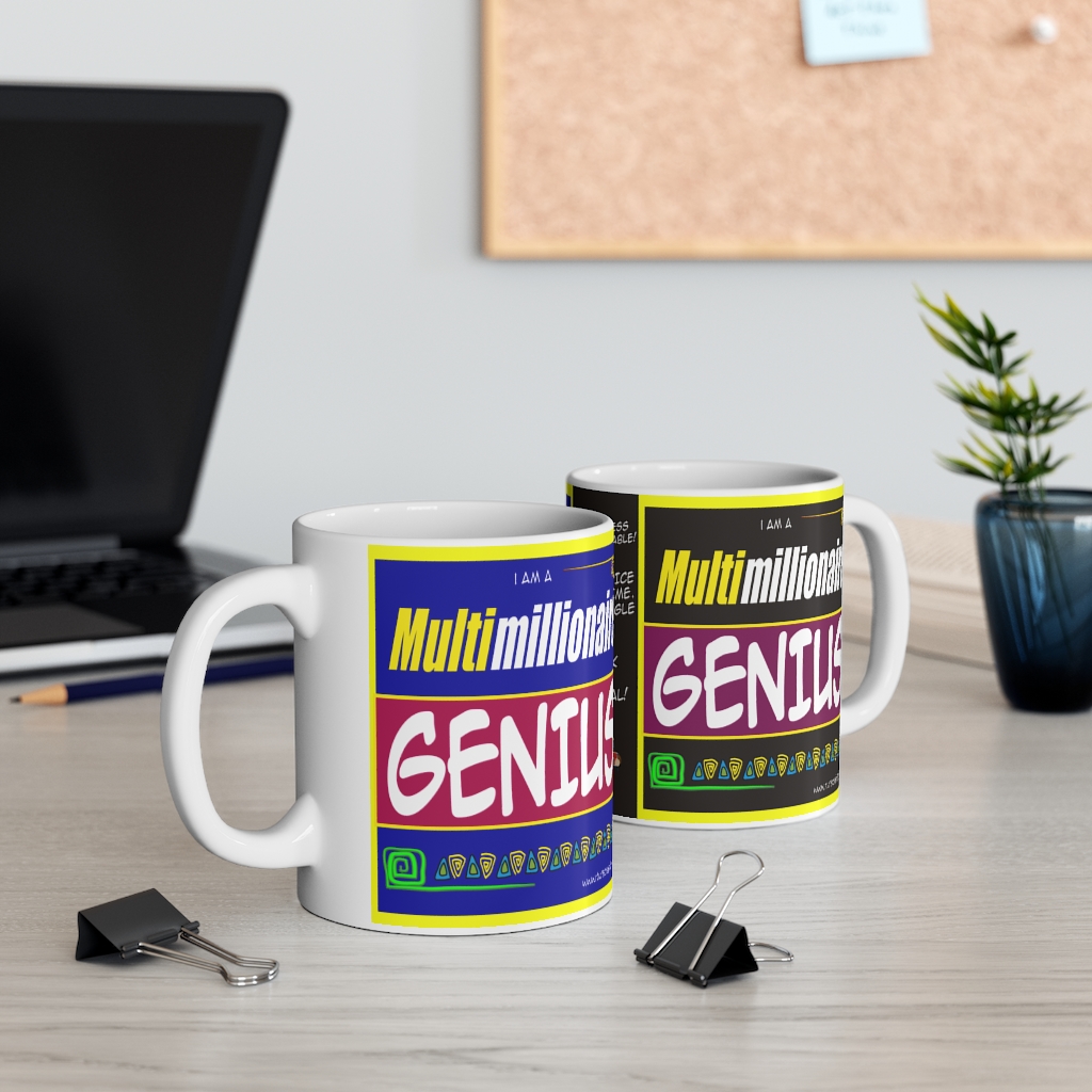 "MULTIMILLIONAIRE GENIUS" MUG-5 - Image 5