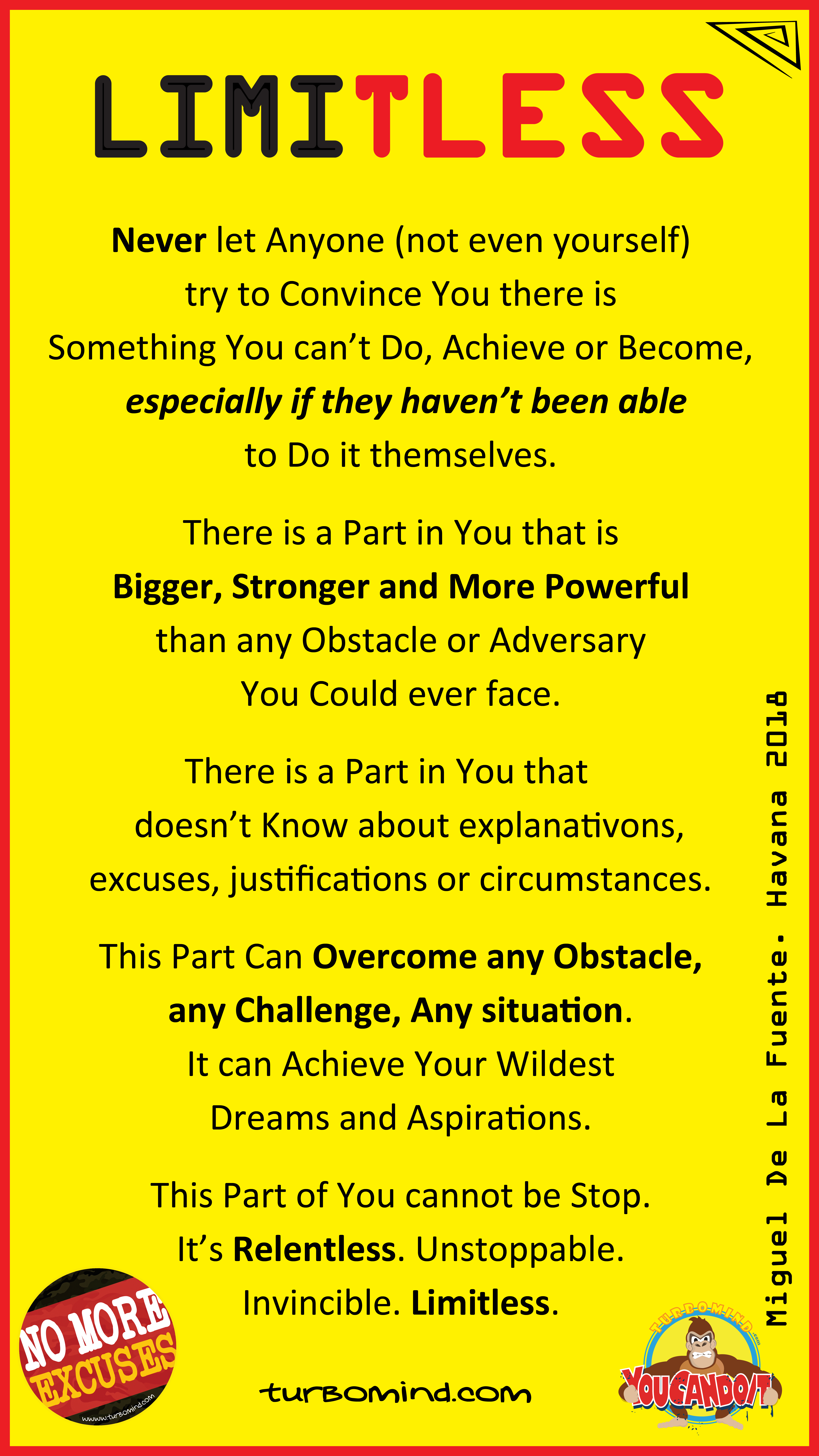 You are Limitless, turbomind.com