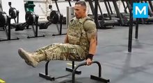 The strongest soldier in the army